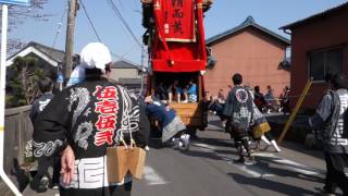 半田市 板山地区祭礼2017 MAH03437 小板組旭車