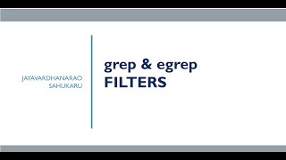 grep and egrep