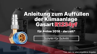 Wie füllt man die Klimaanlage in einem Auto mit dem Kältemittel R1234yf auf? EasyKlima.