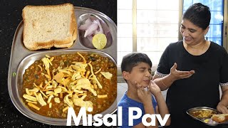 #108 - Tasty Spicy Misal Pav Recipe Indian Sign Language | How Cook Road Style Misal Curry ISL