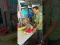 amazing taiwanese🇹🇼watermelon🍉cutting techniques 台湾