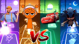 Blippi - Incredibox Sprunki - McQueen Lightning - Sonic.exe - Tiles Hop EDM Rush