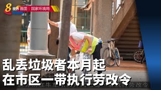 乱丢垃圾者本月起在市区一带执行劳改令