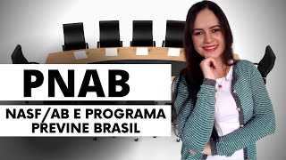 PNAB (Atualização 2020) - NASF/AB e Programa Previne Brasil (Profª Juliana Mello)