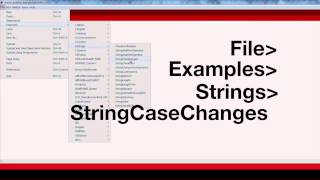 Energia Tutorial: String Case Changes