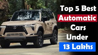 Top 5 Best Automatic Cars Under 13 Lakhs in India 2024 #cars #bestcars #automaticcars