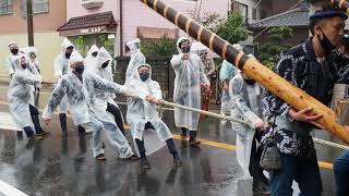 佐原の大祭秋祭り　冷雨の金曜日　下新町　2022/10/7 14