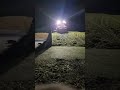 spraying corn silage bunker