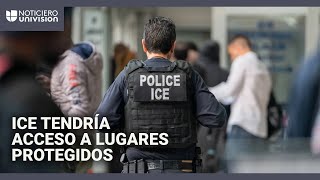 Trump planea permitir que ICE arreste a indocumentados en iglesias, hospitales y escuelas