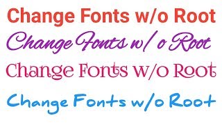 Changing fonts of your Phone without root l अपने फ़ोन के फॉन्ट बदलिए बिना root के