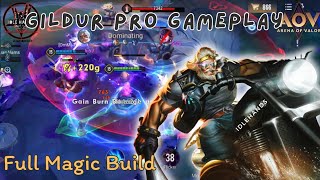 Gildur Pro Gameplay;AOV|| MVP || Full Magic Build(@idlehands1571 )