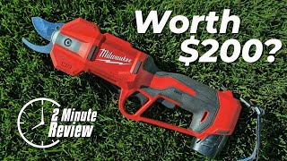 Worth $200? Battery Pruner Review // Milwaukee M12 Pruning Shears 2534-20