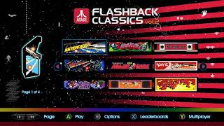 ATARI FLASHBACK CLASSICS VOL.2 Title Screen XBOX ONE X 07.03.21