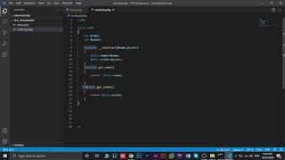 PHP Constructor | function | object | public and private | class