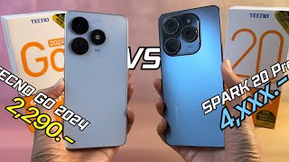 รีวิว TECNO SPARK 20 Pro VS SPARK Go 2024 เทียบเปรียบตัวไหนคุ้ม จากผู้ใช้