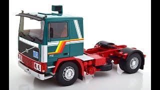 #Modelissimo: Road Kings Volvo F12 Turbo 1977 green-red 1/18