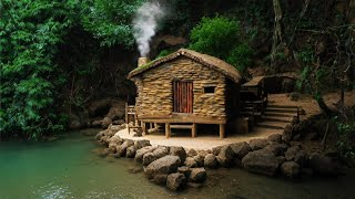 Building a House with Earth and Stone by the Riverside – Just for Myself