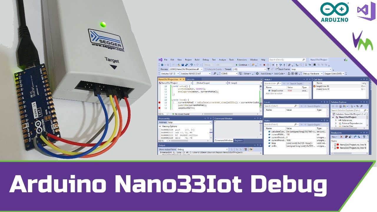 Debugging Arduino Nano 33 IoT With GDB - YouTube