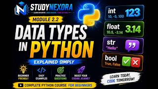 Data Types in Python Explained Simply | Python Tutorial for Beginners