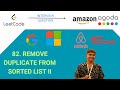 LeetCode problem - Remove Duplicate From Sorted List 2 - explained in Java