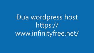 Upload wordpress host infinityfree.net