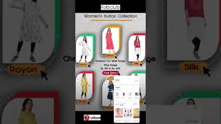 Fabclub wholesale kurti collection on Udaan B2B App #BookNow #ShopNow