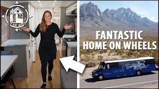 Luxury Tiny Home in the form of a school bus conversion