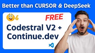 Codestral V2 + Continue Dev - FREE AI Coder JUST BROKE THE INTERNET! | Better Than DeepSeek v3