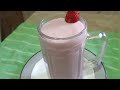 strawberry milkshake how to make fresh strawberry milkshake at home ramzan recipe