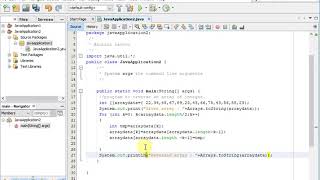 reverse an array of integer in java