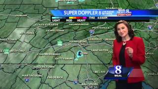 Unsettled weather pattern expected over next few days