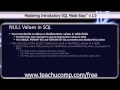 SQL Training - Structured Query Language Tutorial - NULL Values in SQL Lesson