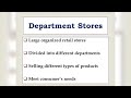 what is departmental store types of retail stores department store meaning example