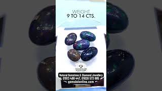 Natural Original Ethiopian Black Fire Opal Stone Collection | You may not see in your entire life