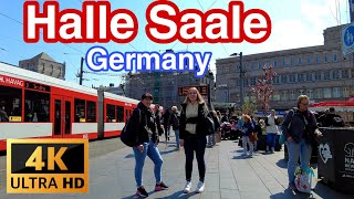Halle Saale, Germany - 4K Virtual Walking Tour around the City - Travel Guide