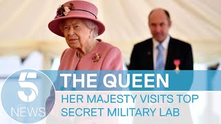 The Queen and Prince William visit Porton Down, a top secret military laboratory | 5 News
