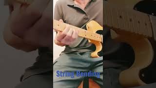 Blues bending technique #guitarlesson