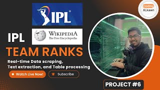 #6 Extract live data from Wikipedia | IPL DATA ANALYTICS PROJECT IN HINDI USING PYTHON