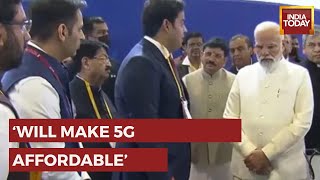 5G Launch In India: PM Modi Gets A Demo From Jio Chairman Akash Ambani At 5G Launch
