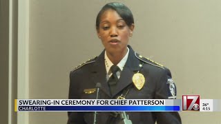 Former Raleigh police chief sworn in as new Charlotte top cop