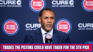 The Trade offers the Detroit Pistons received on NBA Draft night revealed