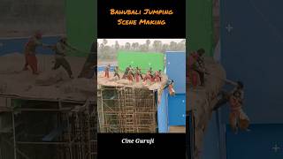 Bahubali Jumping Scenes Making || Baahubali Movie Behind the scenes || Prabhas #prabhas #ytshorts