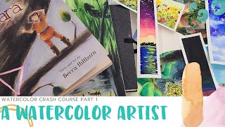 I'm Becca, a Watercolor Comic Artist, & I Love Watercolor! Introduction- Watercolor Crash Course P1