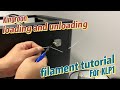 Loading and Unloading Filament Tutorial For Kingroon KLP1 3D Printer