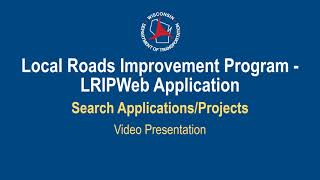 LRIPWeb Application – Search Applications/Projects