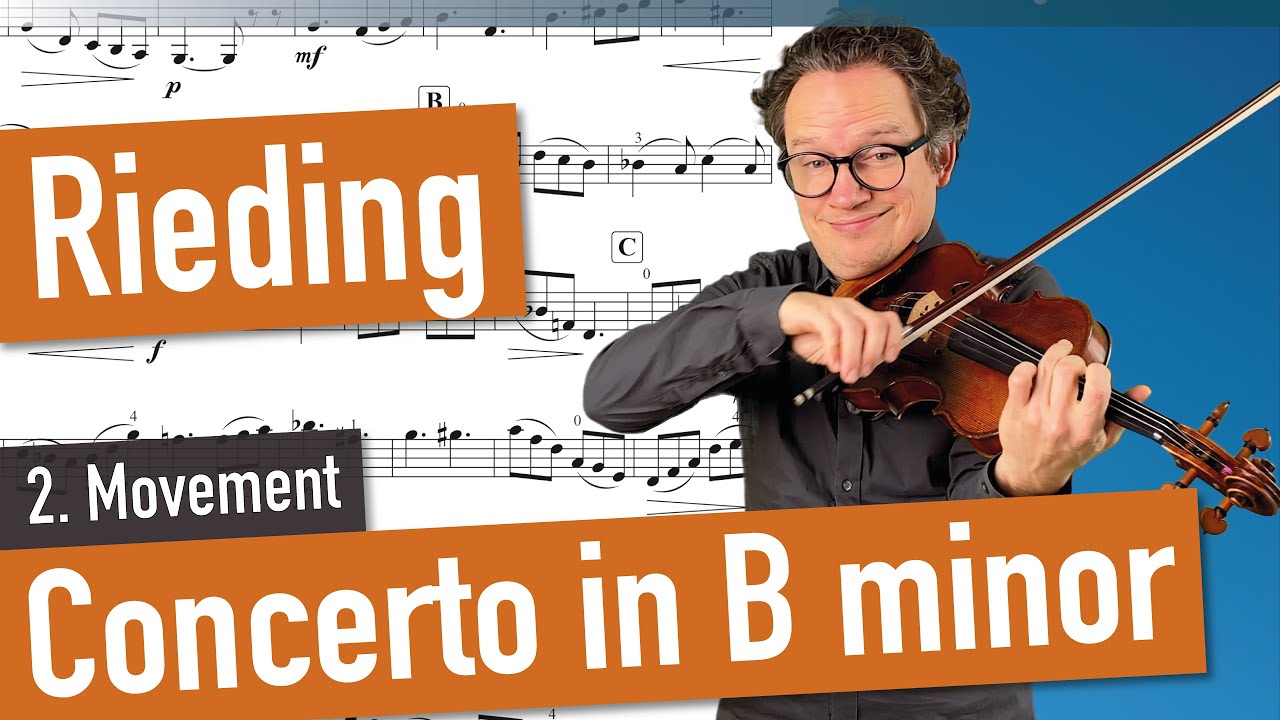 Rieding Concerto Op. 35 In B-minor 2. Movement, Violin Sheet Music ...