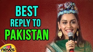 Manushi Chillar's BEST Reply To Pakistan Claiming Their Women Can Easily Win Miss World | Mango News