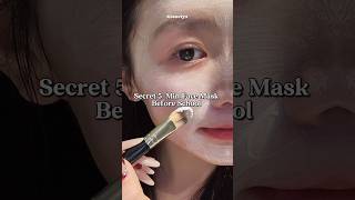 Secret 5-Min Face Mask Before School #shorts #facemask #skincare #beauty #kpop #viral #youtubeshorts