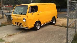 1965 Chevy Van start up and test drive