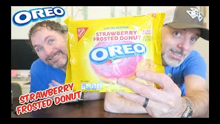 NEW Strawberry Frosted Donut Oreo Review!